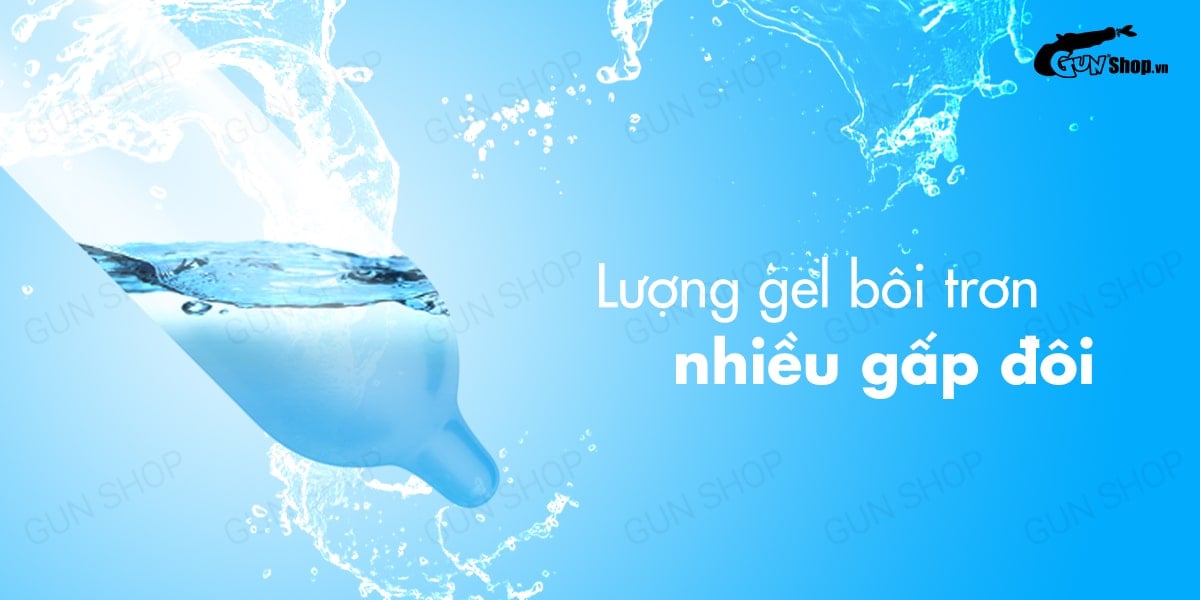 Bao cao su Mingliu Double Lubricating nhiều gel bôi trơn êm dịu kích thích