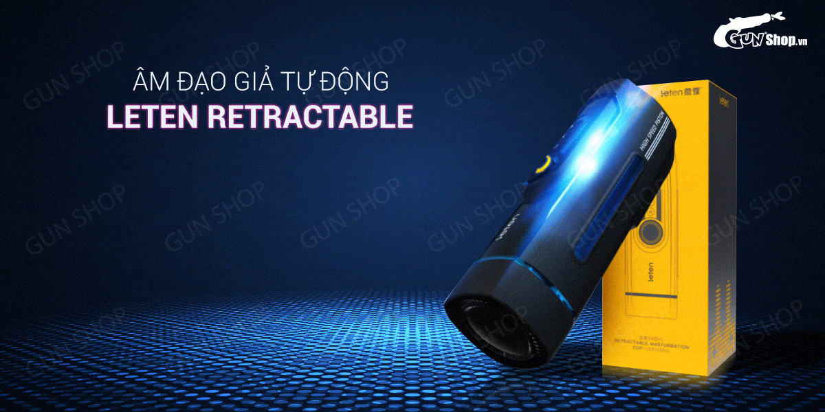 Âm đạo giả Leten Retractable rung rên đa chế độ sạc pin Âm đạo giả Leten Retractable rung rên đa chế độ sạc pin
