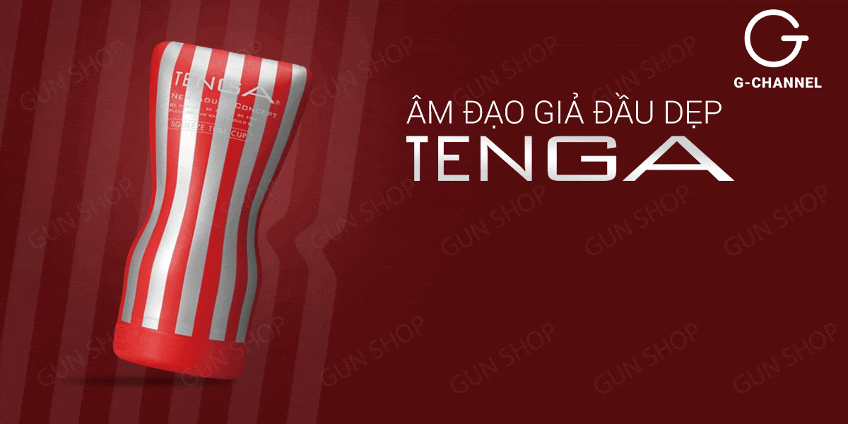 Âm đạo giả Tenga Red White nhỏ gọn ôm khít đầu dẹp chất lượng