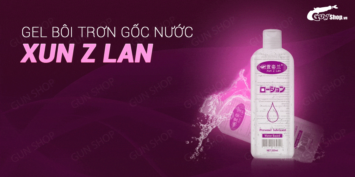  Bán Gel bôi trơn gốc nước - Xun Z Lan - Chai 200ml giá tốt