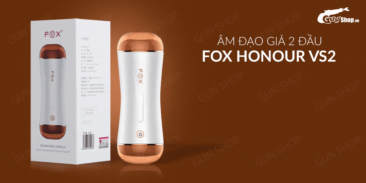 Âm đạo giả 2 đầu rung sạc Fox Honour VS2 đa chức năng hưng phấn cao Âm đạo giả 2 đầu rung sạc Fox Honour VS2 đa chức năng hưng phấn cao