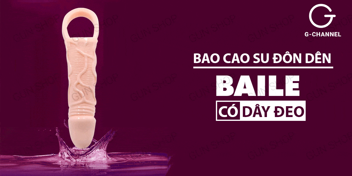 Bao cao su đôn dên Baile Extension tăng kích thước có dây