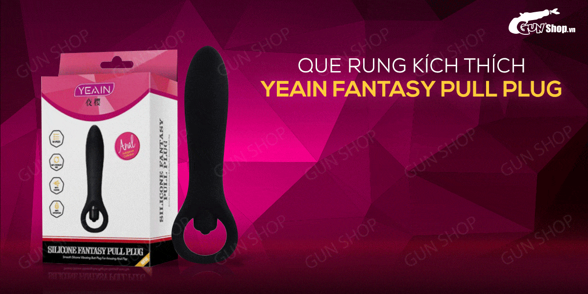 Que rung kích thích hậu môn nhiều chế độ pin Yeain Fantasy Pull Plug
