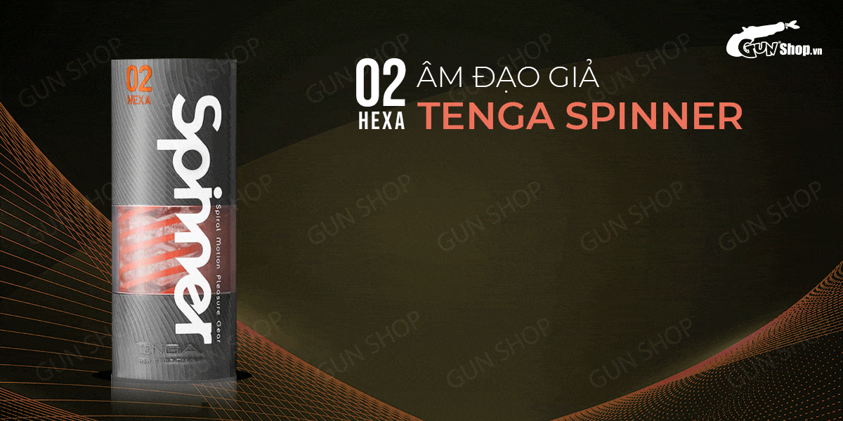 Âm đạo giả xoắn ốc Tenga Spinner 02 Hexa siêu ôm sát nâng tầm khoái