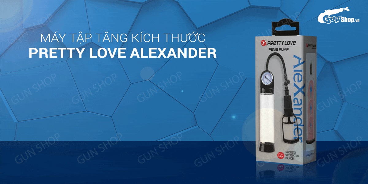 Máy tập dương vật kéo tay Pretty Love Alexander tăng kích thước