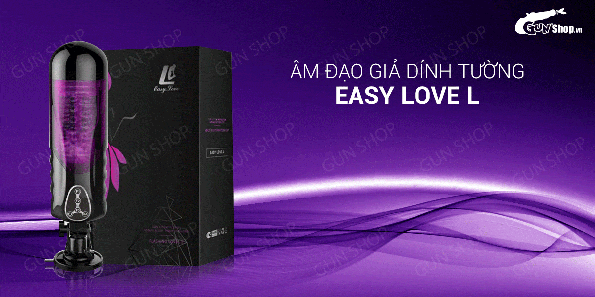 Âm đạo giả dính tường Easy Love L xoay thụt tự động sạc tiện lợi Âm đạo giả dính tường Easy Love L xoay thụt tự động sạc tiện lợi