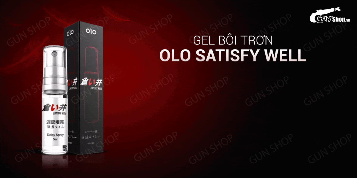 Gel bôi trơn OLO Satisfy Well kéo dài thời gian quan hệ chai 5ml cao cấp
