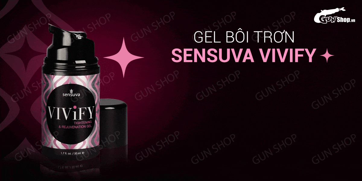 Gel bôi trơn se khít âm đạo Sensuva Vivify tăng khoái cảm