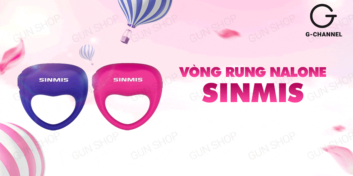Vòng rung Nalone Sinmis silicon cao cấp kéo dài thời gian quan hệ