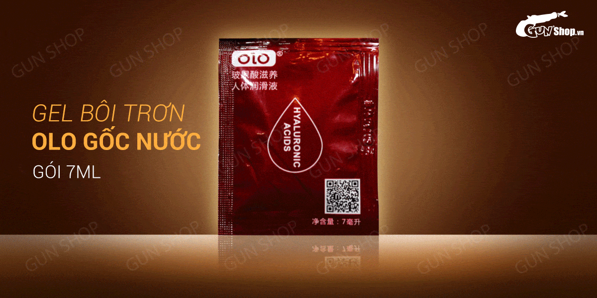 Gel bôi trơn gốc nước không mùi OLO gói 7ml dễ vệ sinh