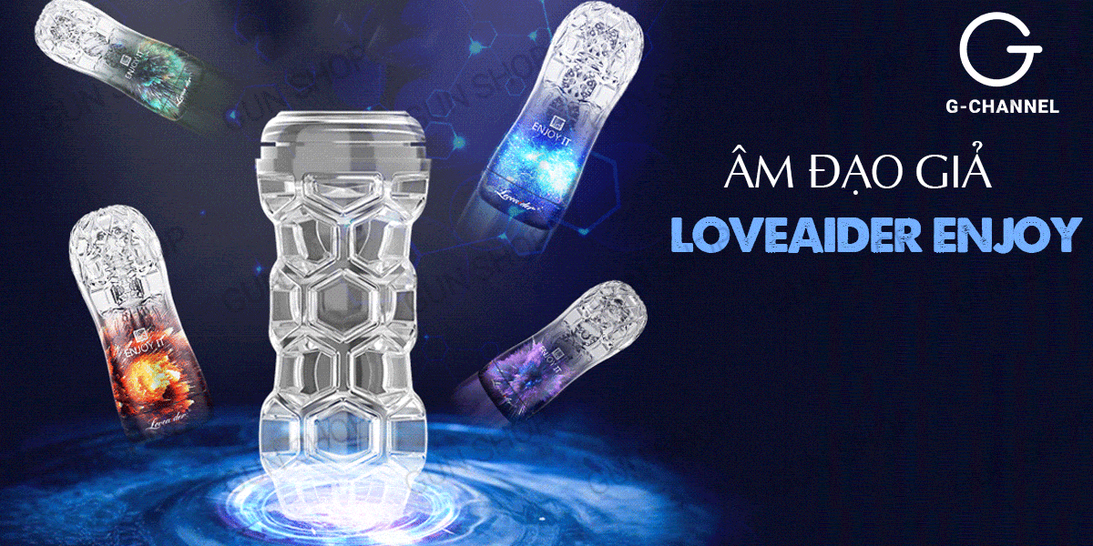 Âm đạo giả silicon Loveaider Enjoy IT cốc thủ dâm ôm khít chân thực