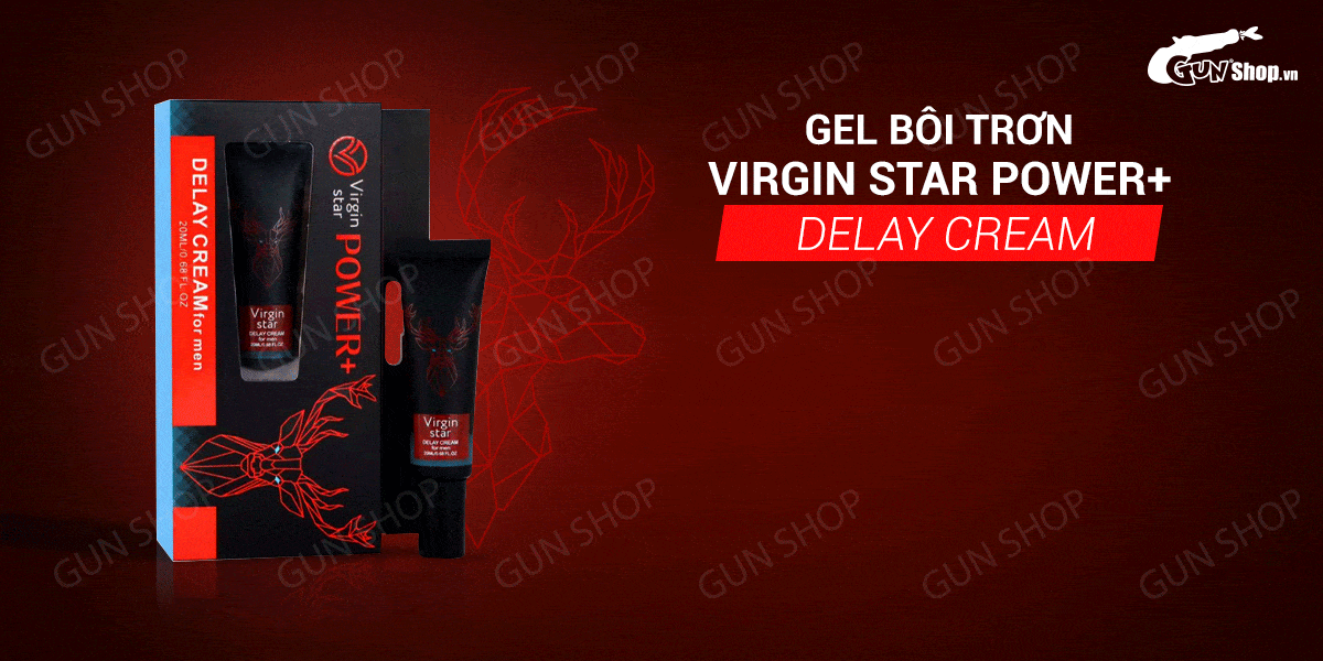 Gel bôi Virgin Star Power Delay Cream chống xuất tinh sớm 20ml