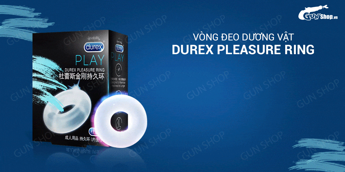 Vòng đeo dương vật Durex Pleasure Ring kéo dài quan hệ tăng khoái cảm