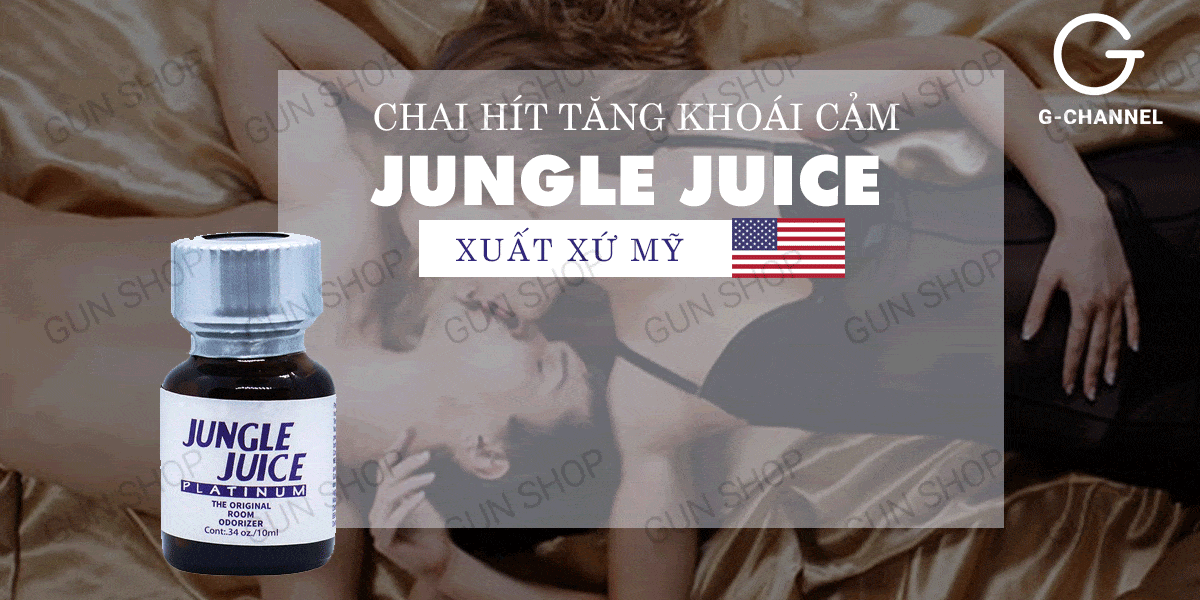 Popper Jungle Juice Platinum 10ml Mỹ chính hãng tăng khoái cảm
