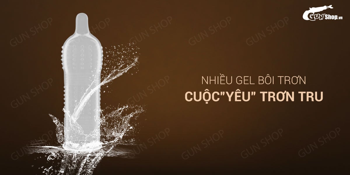 Bao cao su OLO 0.01 Gamma Formula gân gai kéo dài hộp 10 cái