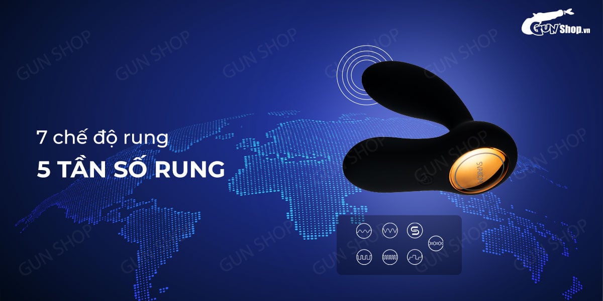 Dụng cụ kích thích hậu môn Svakom Vick 7 chế độ cao cấp sạc