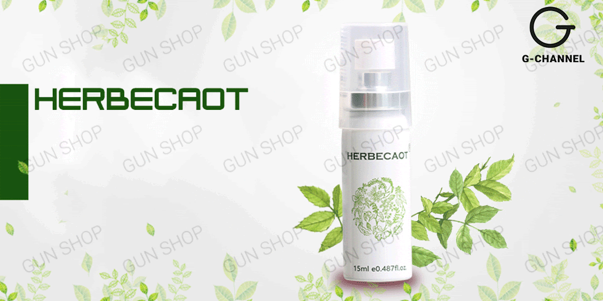 Chai xịt Đài Loan Herbecaot kéo dài thời gian quan hệ 15ml an toàn