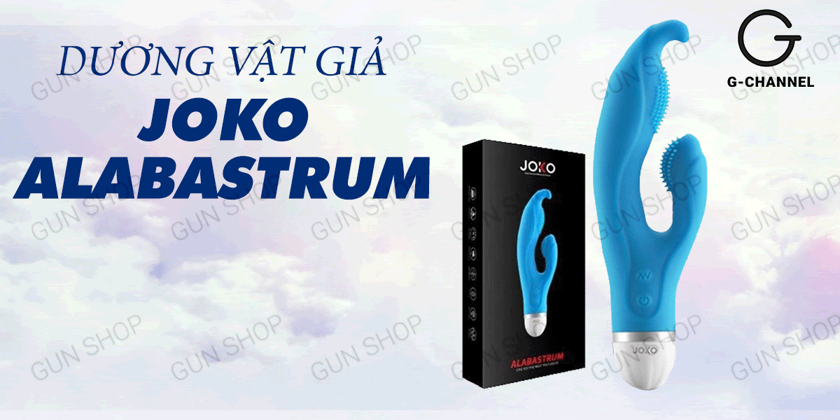 Dương vật giả Joko Alabastrum rung xoay đa chiều silicon cao cấp