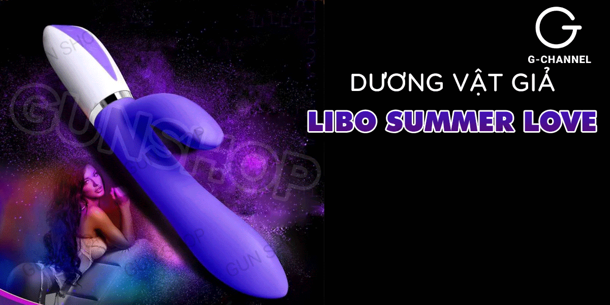 Dương vật giả Libo Summer Love 2 đầu rung nhiều chế độ sạc