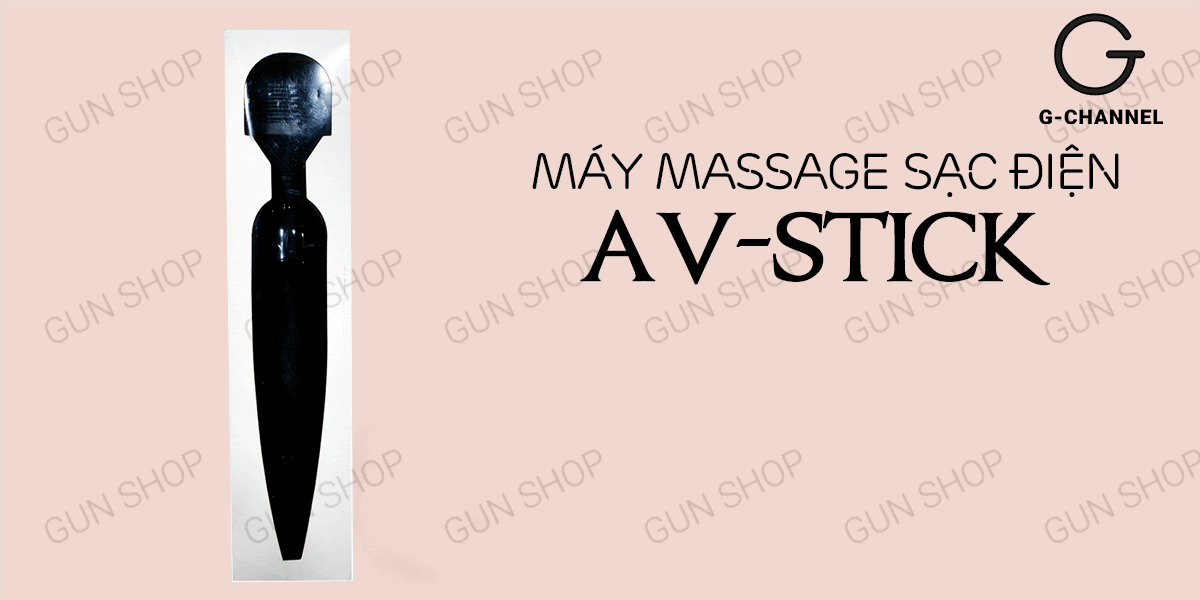 Máy massage sạc điện AV Stick thiết kế linh hoạt, massage dễ dàng mọi nơi Máy massage sạc điện AV Stick thiết kế linh hoạt, massage dễ dàng mọi nơi
