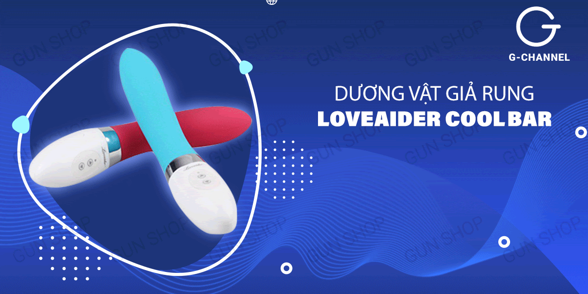 Dương vật giả rung Loveaider Cool Bar nhiều chế độ cho nữ sướng