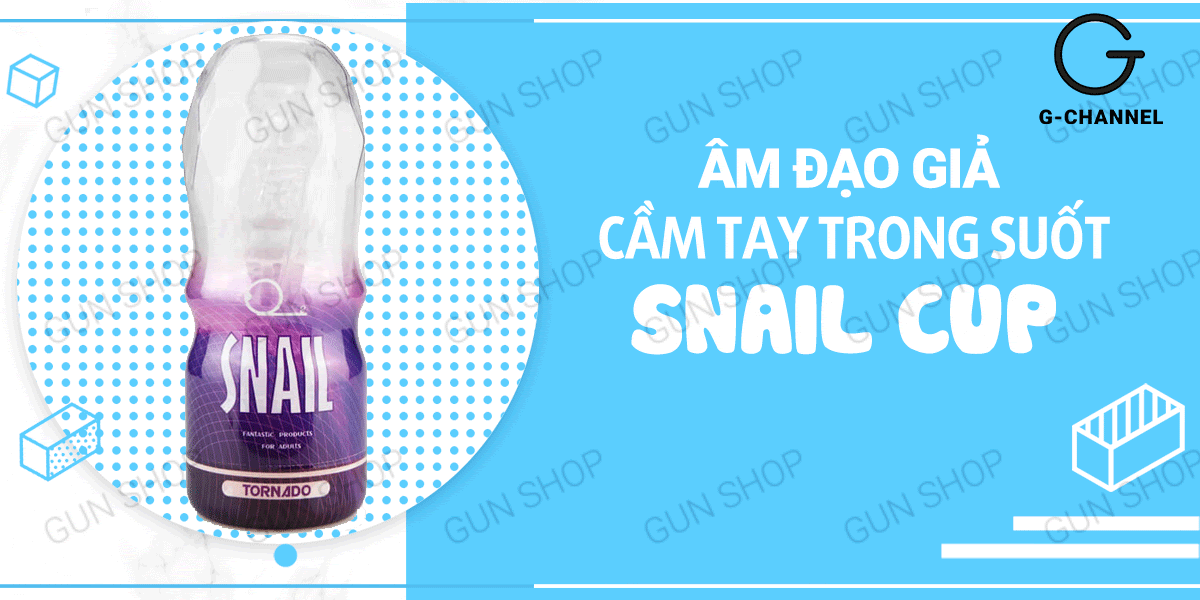  Cửa hàng bán Âm đạo giả trong suốt - Snail Cup cốc thủ dâm cao cấp giá sỉ
