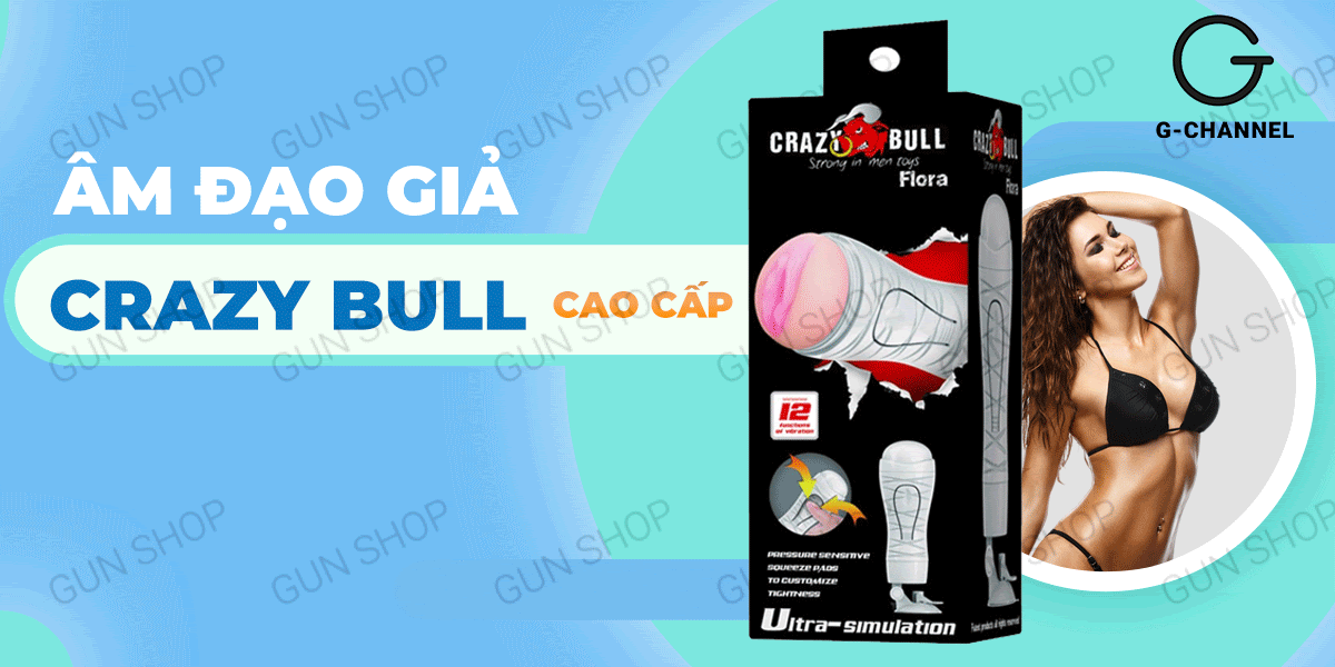 Âm đạo giả dính tường 12 chế độ rung sạc Baile Crazy Bull