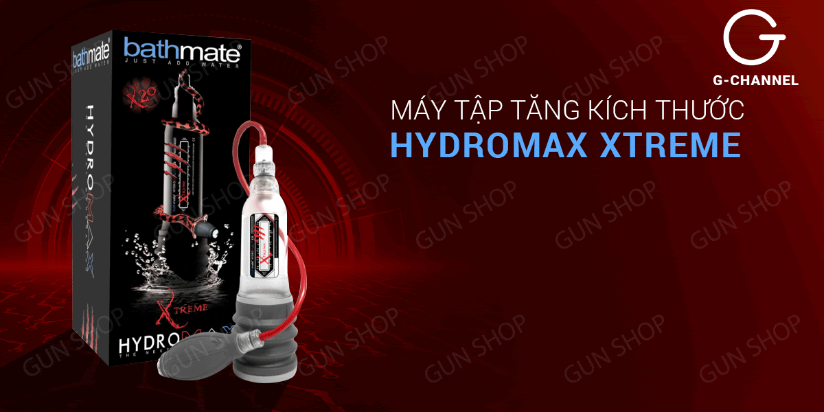 Máy tập dương vật bơm tay áp suất nước Hydromax Xtreme hiệu quả Máy tập dương vật bơm tay áp suất nước Hydromax Xtreme hiệu quả