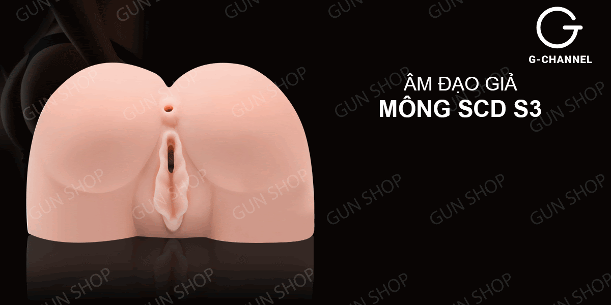 Âm đạo giả silicon nguyên khối mềm mịn cao cấp gợi cảm SCD S3