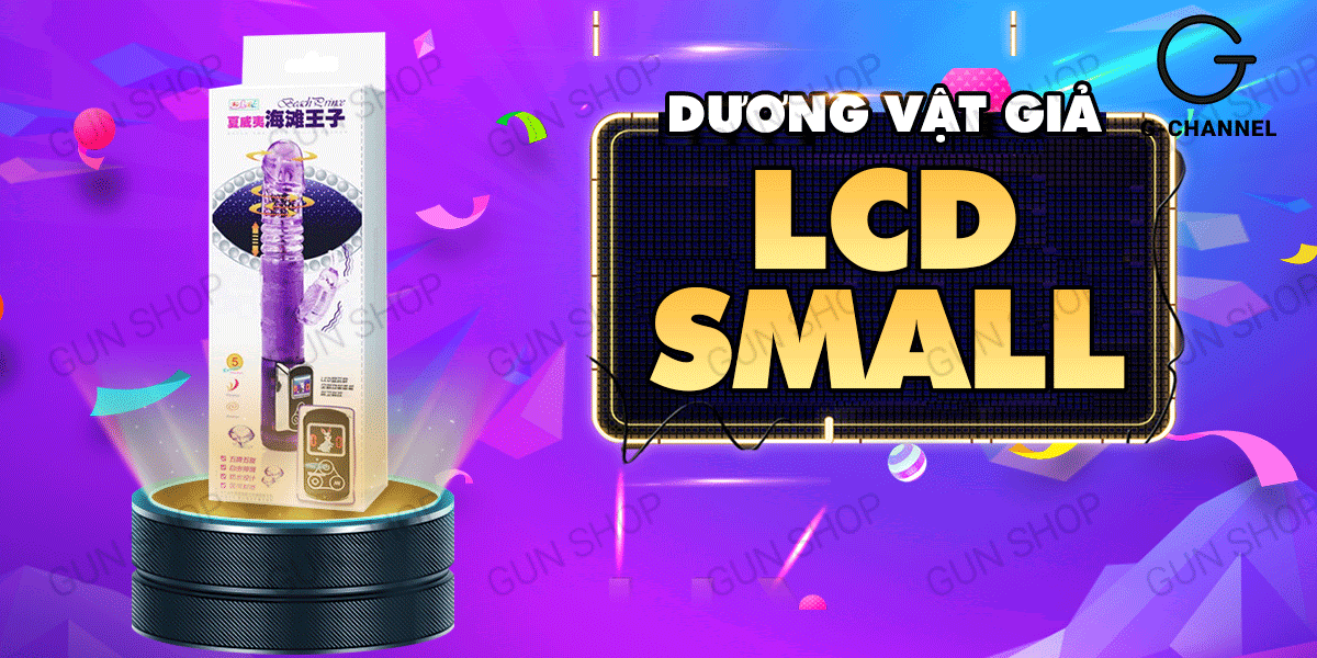 Dương vật giả Baile LCD Small nhánh rung 5 chế độ kích thích an toàn