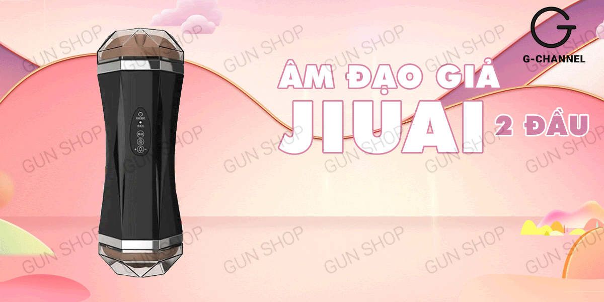 Âm đạo giả 2 đầu đa năng Jiuai sạc điện tiện dụng cho nam