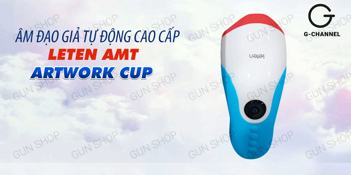 Âm đạo giả tự động Leten AMT Artwork Cup cao cấp rung đa chế độ