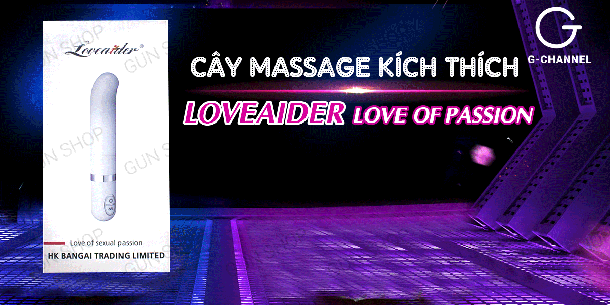 Máy massage điểm G pin sạc Loveaider Love Of Passion hiện đại dễ dùng