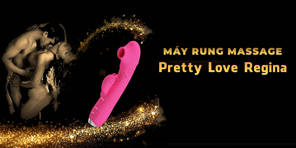 Máy rung massage Pretty Love Regina 12 chế độ sạc điện đa chức năng Máy rung massage Pretty Love Regina 12 chế độ sạc điện đa chức năng