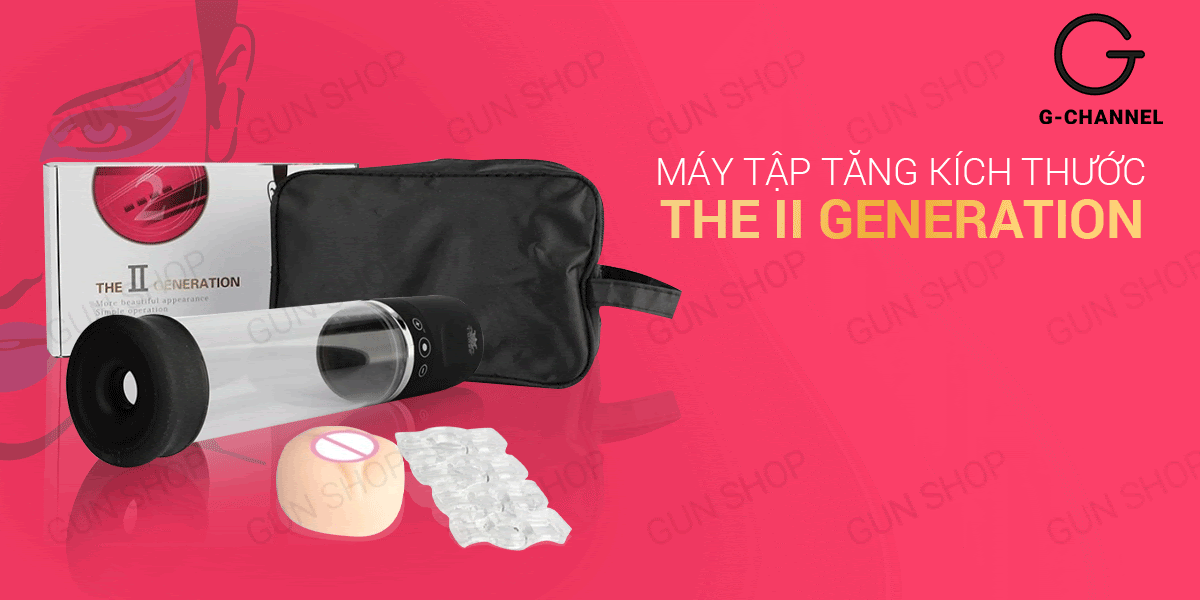 Máy tập tăng kích thước dương vật The II Generation hút chân không tự động