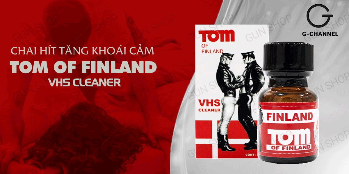 Popper Tom Of Finland VHS Cleaner 10ml Mỹ chính hãng giảm đau rát quan hệ Popper Tom Of Finland VHS Cleaner 10ml Mỹ chính hãng giảm đau rát quan hệ