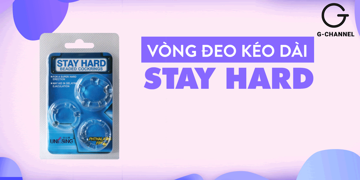 Vòng đeo kéo dài thời gian Stayhard đơn giản dễ dùng cho nam giới