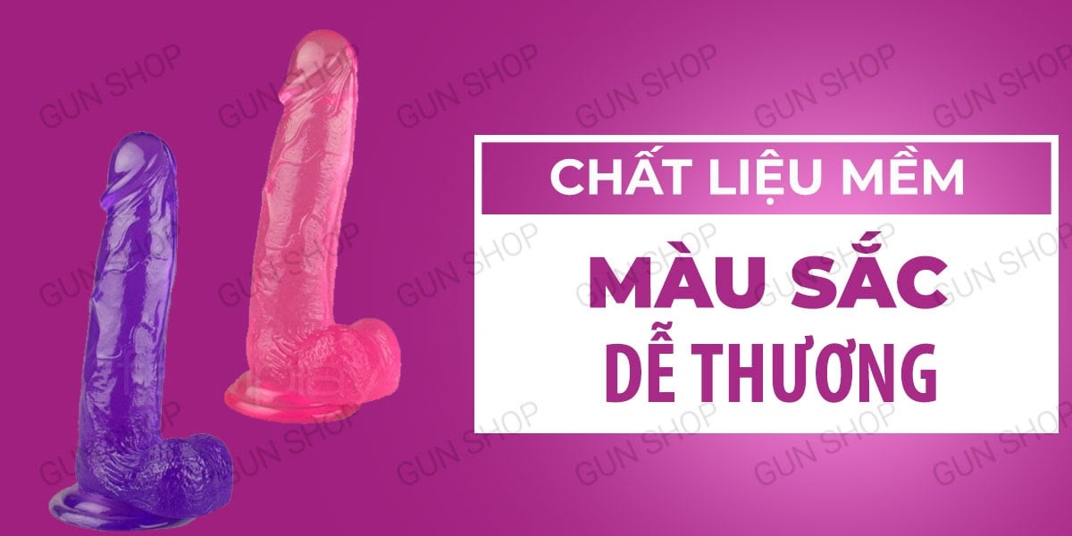 Dương vật giả dính tường Lovetoy Jelly Studs chất liệu mềm mại chắc chắn