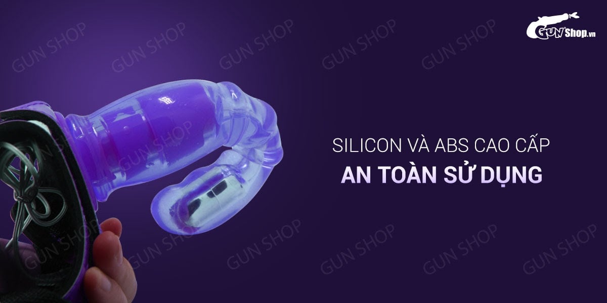 Dương vật giả dây đeo Aphrodisia Harness Rabbit 10 chế độ rung