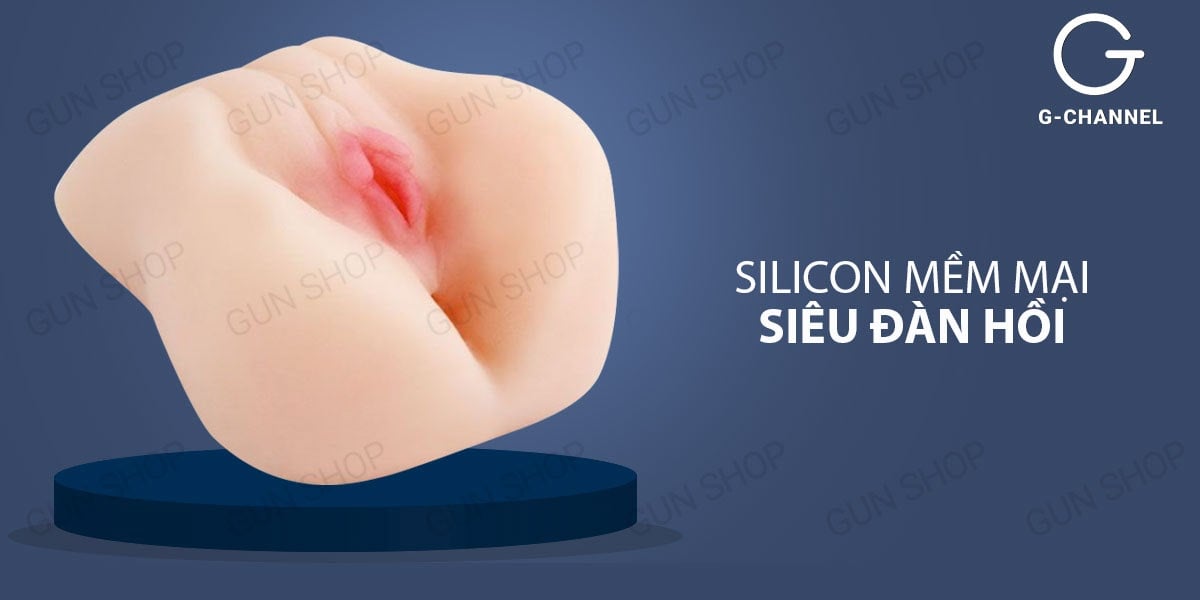 Âm đạo giả nguyên khối mông silicon mềm mịn Jiuai cao cấp