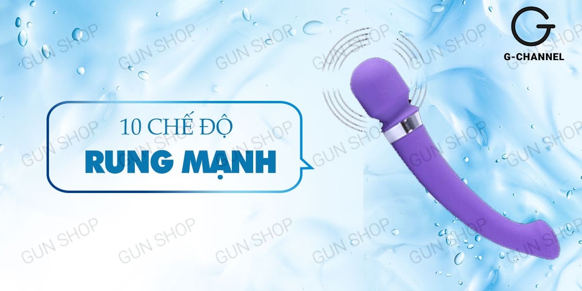 Máy massage rung 2 đầu Libo Scorpio nhiều chế độ, sạc tiện lợi