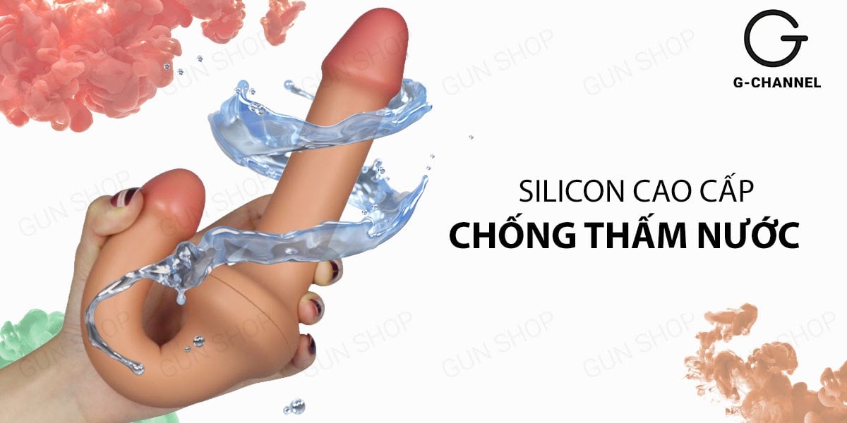 Dương vật giả 2 đầu rung uốn cong Lovetoy Holy Dong thư giãn