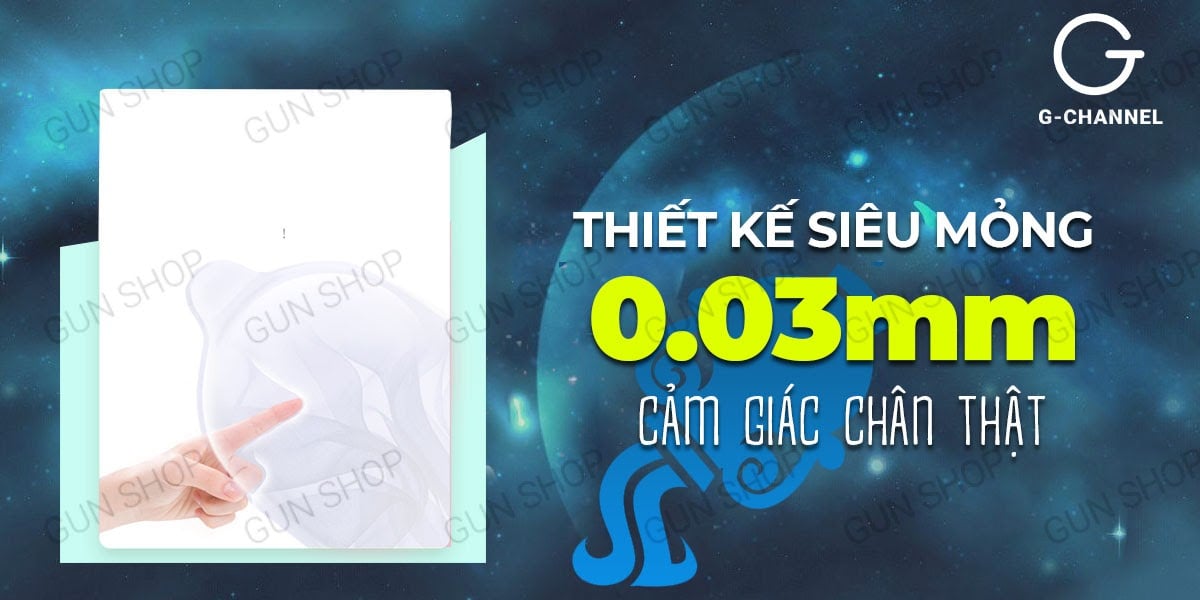 Bao cao su Ropockon cung Bảo Bình siêu mỏng hương dâu hộp 12 cái