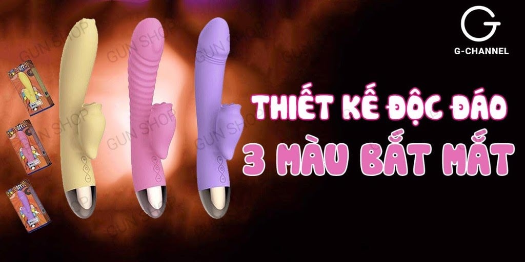 Dương vật giả rung kép Leten Wonderful sạc điện khoái cảm đa chế độ