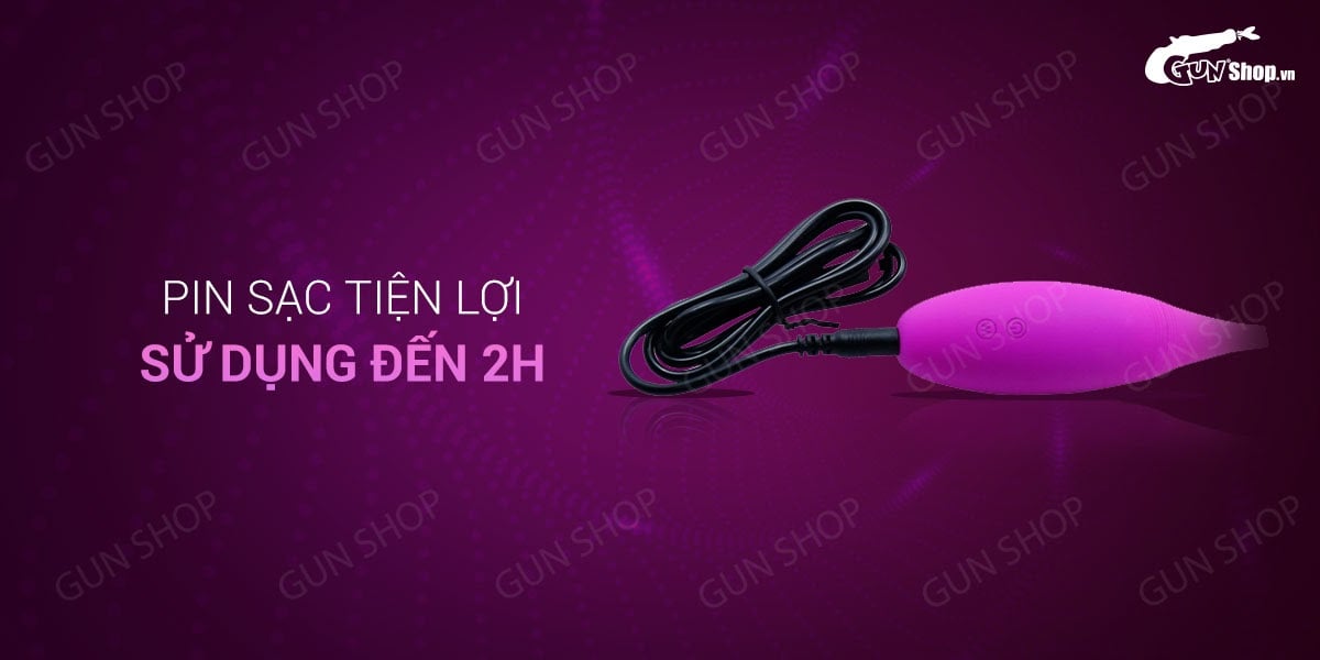 Trứng rung Pretty Love Snaky Vibe 2 đầu 7 chế độ sạc tiện