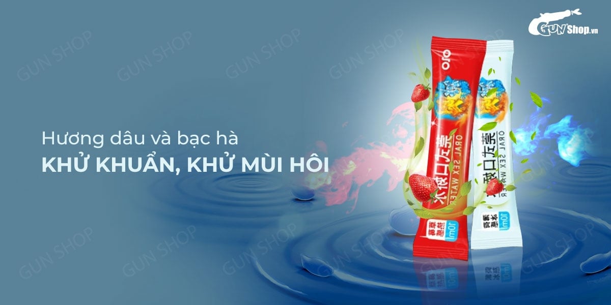 Nước tình yêu OLO BJ băng lửa oral sex water cool hot 4 cặp