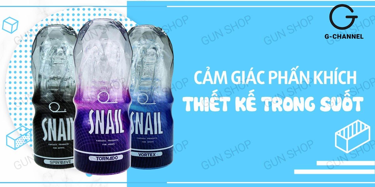  Cửa hàng bán Âm đạo giả trong suốt - Snail Cup cốc thủ dâm cao cấp giá sỉ