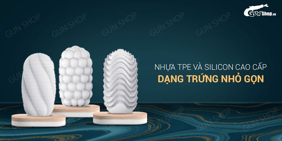 Âm đạo giả nhỏ gọn trứng Svakom Hedy X thủ dâm tiện lợi