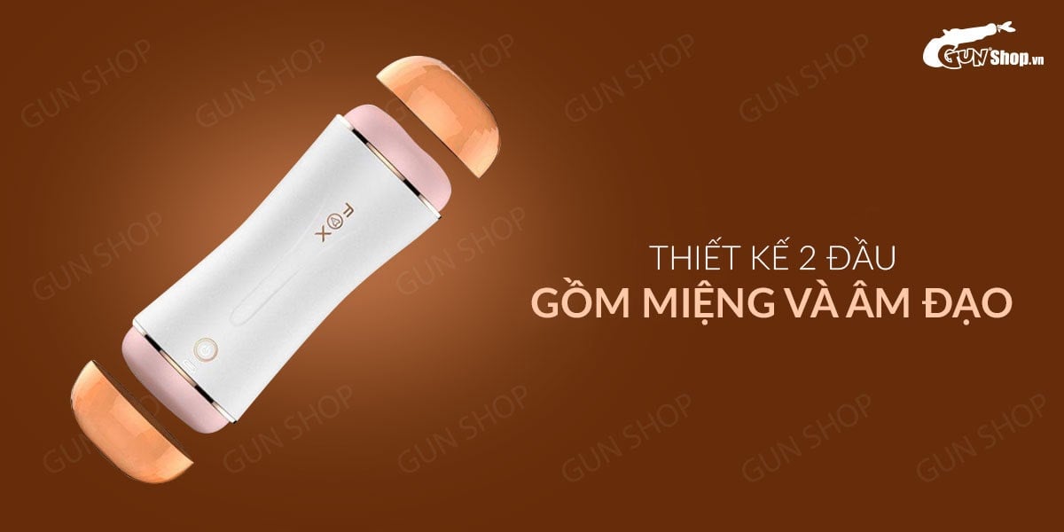 Âm đạo giả 2 đầu rung sạc Fox Honour VS2 đa chức năng hưng phấn cao Âm đạo giả 2 đầu rung sạc Fox Honour VS2 đa chức năng hưng phấn cao