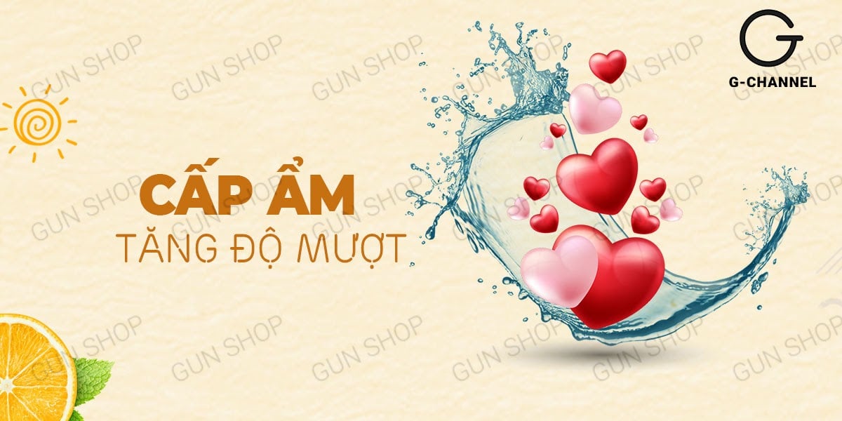 Gel bôi trơn hương chanh Silk Touch 100ml mượt mà cùng yêu ngọt ngào